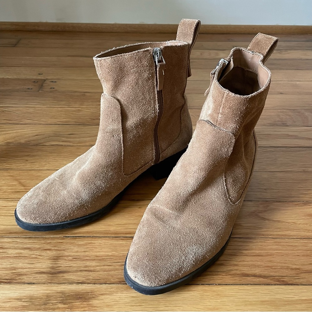 Zara Suede Western Boot size 38 / 7.5